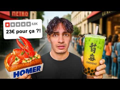 Je teste les restaurants les plus SURCÔTÉS de Paris