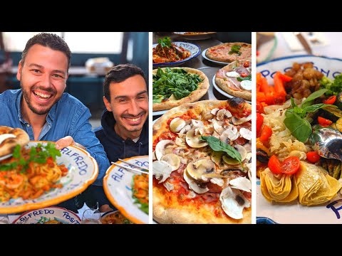 100 PLATS dans ce RESTO ITALIEN? Il veut tout nous servir! - VLOG 1128