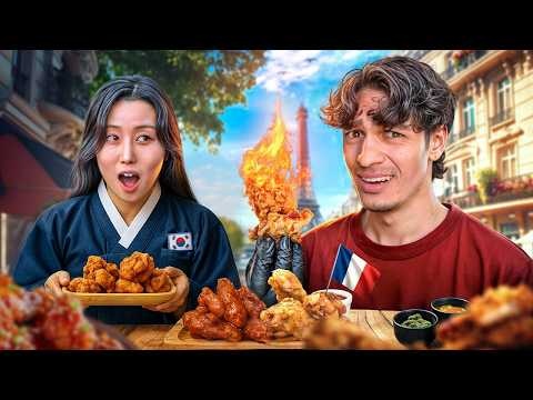 Je fais tester le poulet coréen en France à une Coréenne