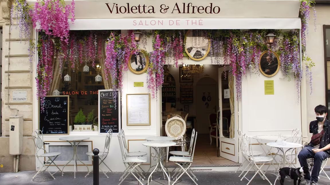 Violetta et Alfredo - Salon de thé