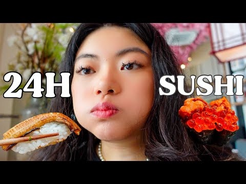 JE MANGE QUE DES SUSHI PENDANT 24H + le meilleur sushi à Paris ?
