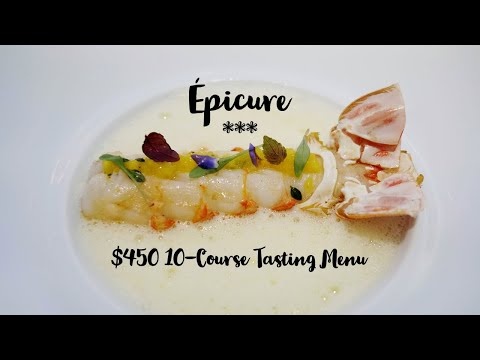 Épicure | Michelin Three Stars | $450 10-Course Tasting Menu