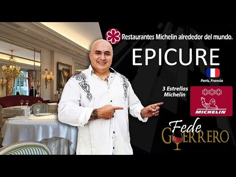 EPICURE ⭐️ ⭐️⭐️ Restaurante 3 Estrellas Michelin en París, Francia.