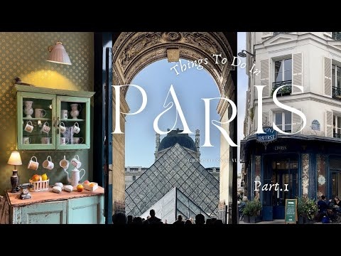 パリ女子ひとり旅1/パリのおすすめお土産屋/おしゃれカフェ/フレンチビストロでディナー/ルーブル美術館