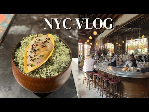 Eng sub) NYC Vlog| Astier de villatte | michelin 2 star Atomix | TOTEME | West village boucherie