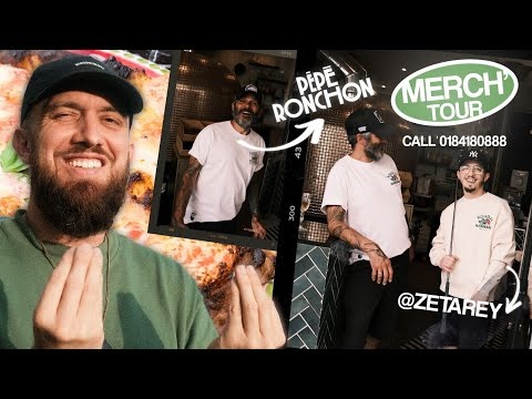 Du MERCH pour une PIZZERIA ?  | Merch Tour avec Pépé Ronchon