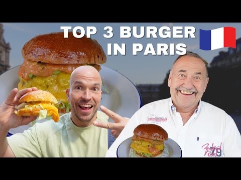 Wir TESTEN DIE BESTEN BURGER in PARIS  | 3 Best Burger Restaurants in Paris
