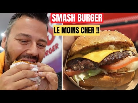 Le SMASH BURGER le MOINS CHER de PARIS : 3,90 euros ! Booste Ton Snack 8. VLOG 1482
