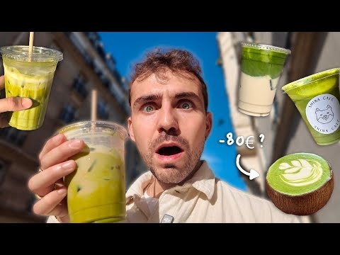 Je teste LES MEILLEURS MATCHA de PARIS - Episode 2 (c'est cher ???)