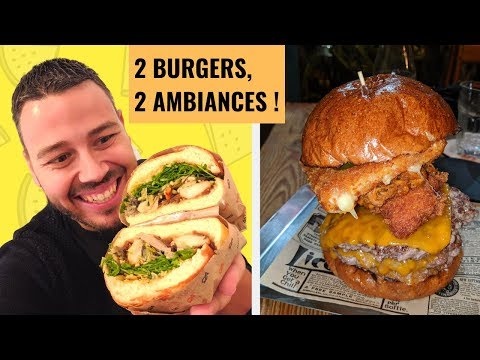 Des BURGERS d'EXCEPTION : originaux et dingues!! -  VLOG #917