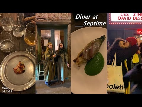 Paris weekend w friends  Septime diner &amp; comedy club x