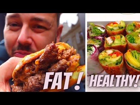 FAST FOOD HEALTHY vs DOUBLE SMASHED BURGER! Lequel choisir? -  VLOG #1119