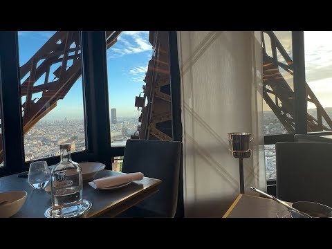 Dining Inside the Eiffel Tower | Le Jules Verne Paris Experience