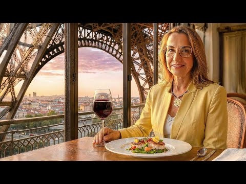 Dining at Paris Most Romantic Restaurant  (Inside Eiffel Tower) | Jules Verne