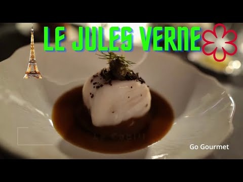 1 MICHELIN STAR RESTAURANT ON THE EIFFEL TOWER - LE JULES VERNE - PARIS - DINING - 4K