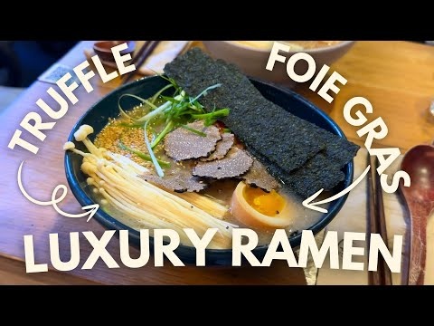 MOST EXPENSIVE RAMEN IN PARIS  (With Foie Gras, Wagyu &amp; Truffle)