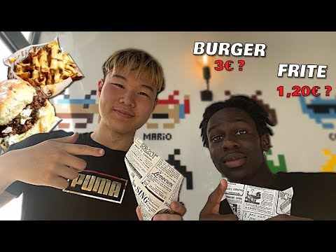 Je teste le burger le moins cher de Paris ! ARNAQUE ?!