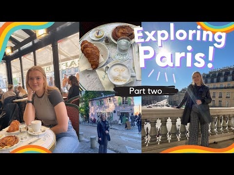 Exploring Paris! - part two: Café de Flore, Eiffel Tower at night, Café des 2 Moulins &amp; Insta spots!