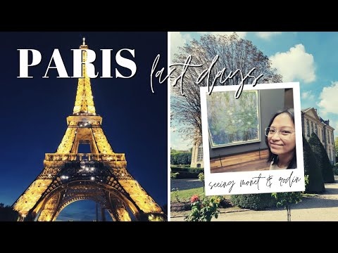 paris vlog pt. 3 | our last days in paris, eiffel tower, museums, paris at night, best meal we had!