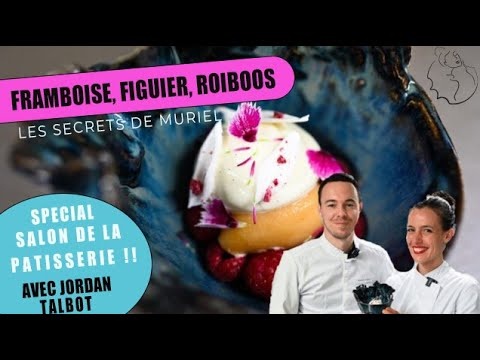 Dessert framboise, sorbet roiboos et espuma feuilles de figuiers / Une tuerie !!