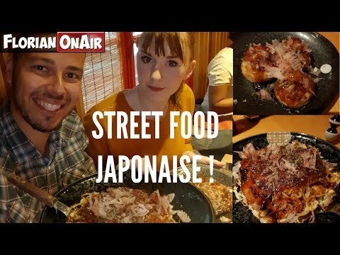STREET FOOD JAPONAISE : Takoyakis + Okonomiyakis - VLOG #470