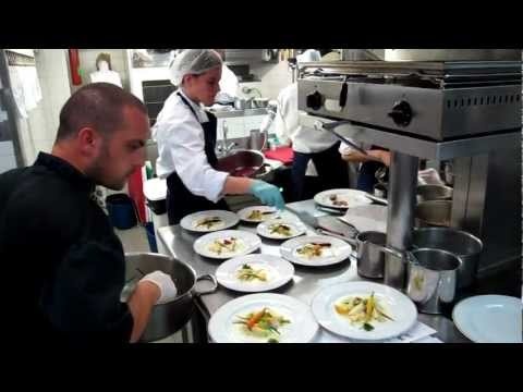 In the kitchen at 3 Michelin star Arpège