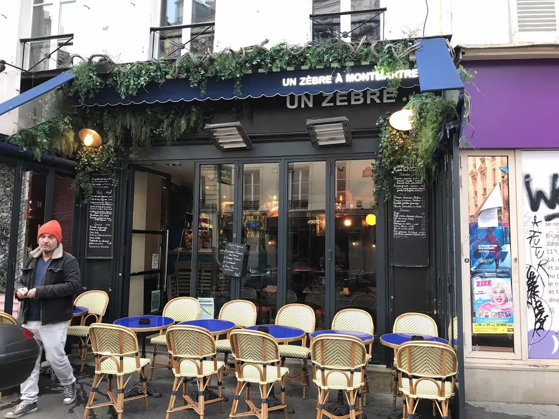 Un Zèbre à Montmartre