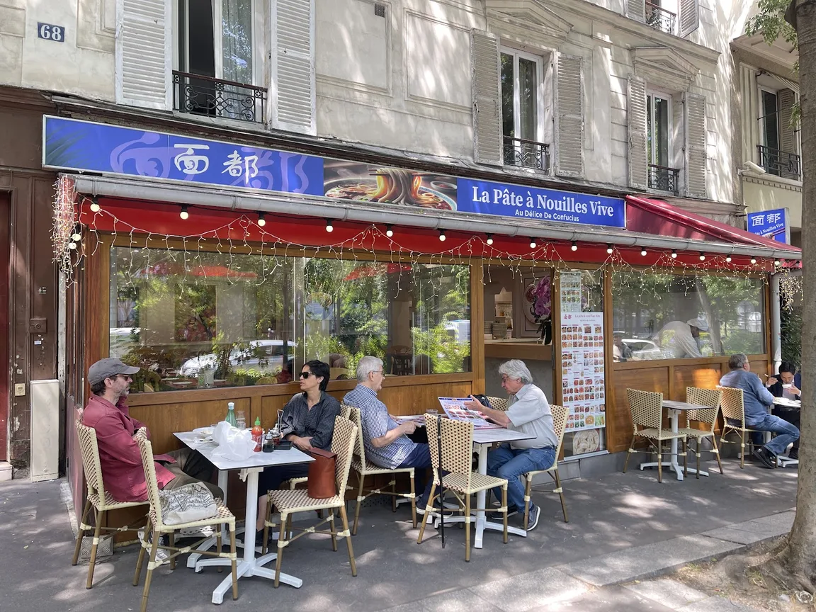 La pâte a nouilles vives