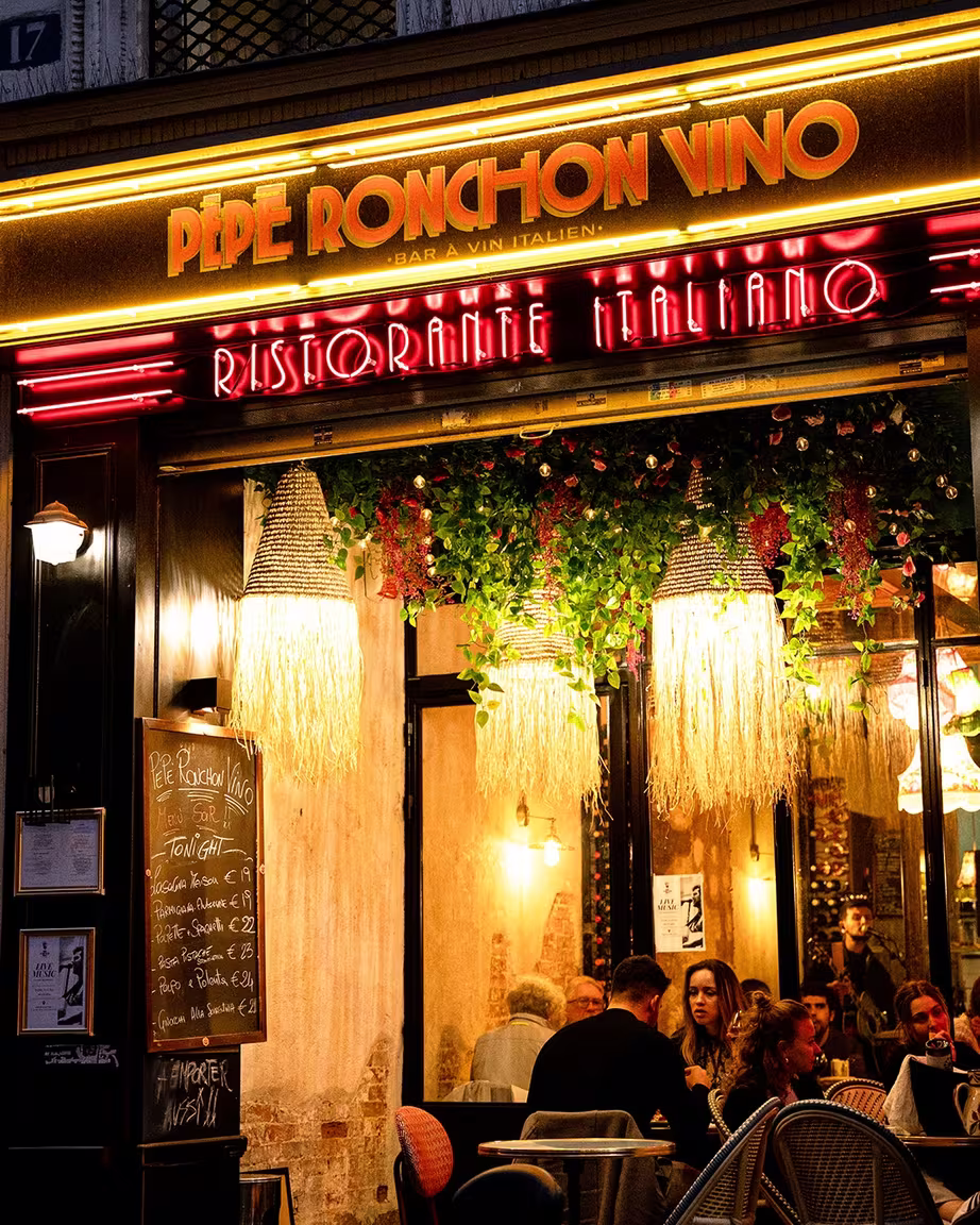 Pépé Ronchon Vino - Restaurant Italien - Bar à Vins Paris 9